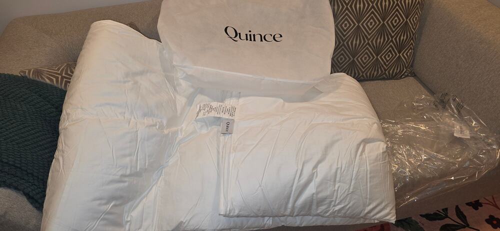 Quince Home All-Season Premium Down Alternative Comforter White Bedding King